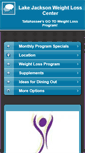 Mobile Screenshot of lakejacksonweightloss.com