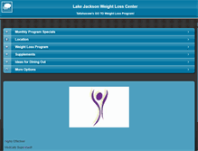 Tablet Screenshot of lakejacksonweightloss.com